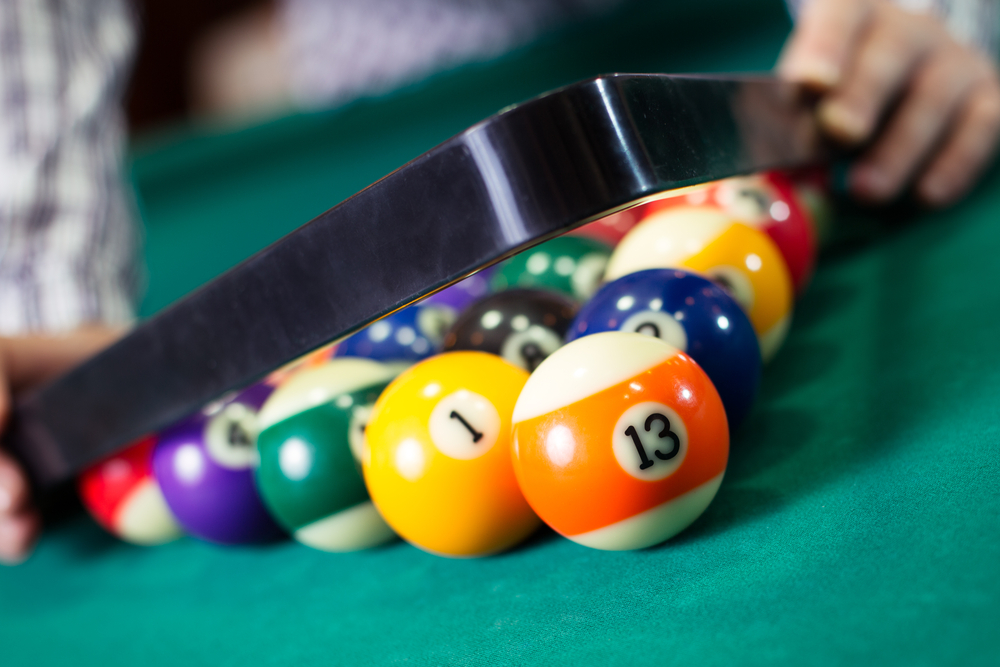The Right Way to Rack Pool Balls
